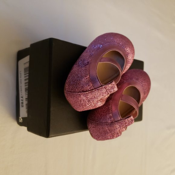 YOSI SAMRA Kids Miss Samara Sparkly Ballet Mary Jane Flat Shoes Size 5C - Picture 6 of 9